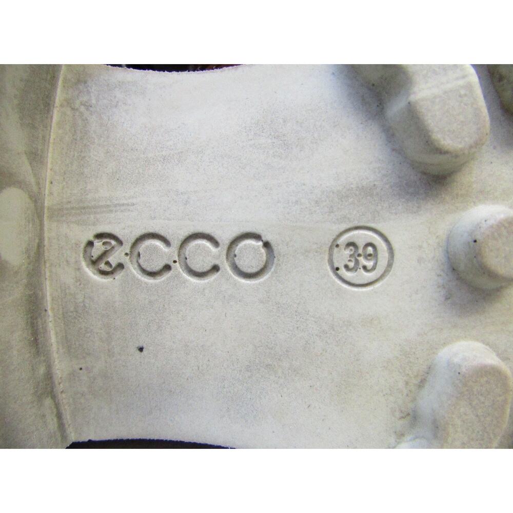 Ecco Womens Size 39 EUR Brown Leather Zip Lace Up Fashion Ankle Boots Booties - Picture 10 of 12